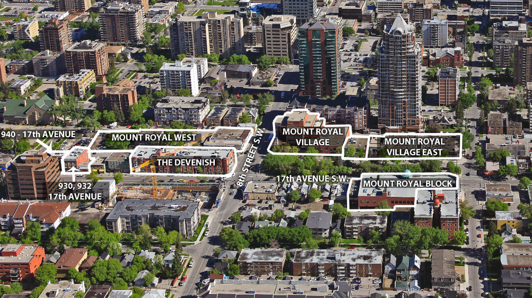 MOUNT ROYAL VILLAGE LOCATION IN CALGARY. PHOTO: FIRST CAPITAL REALTY