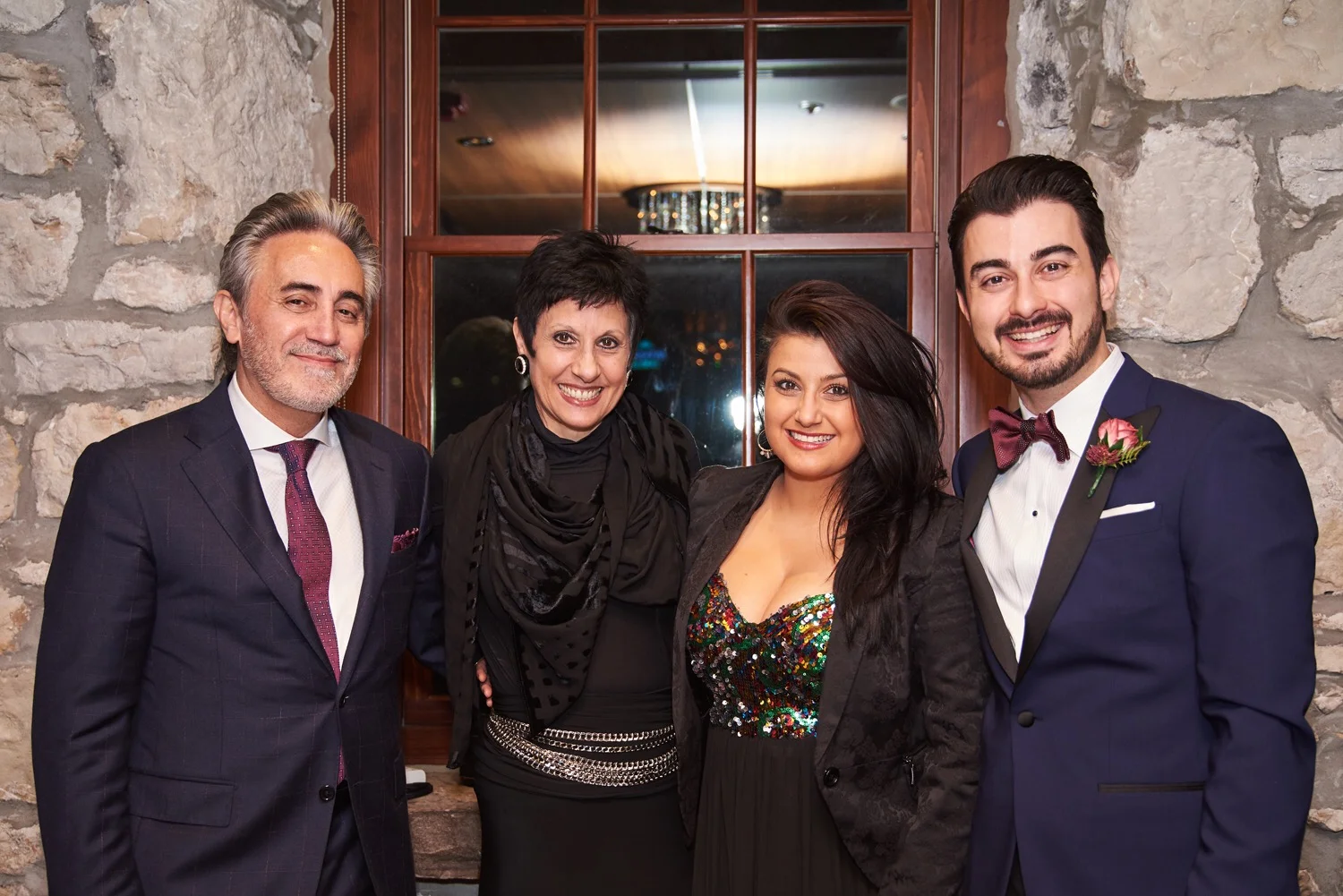The Zappacosta family, left-to-right: Tony, Bernadette, Leandra and Philip. Photo:    Louise Yu