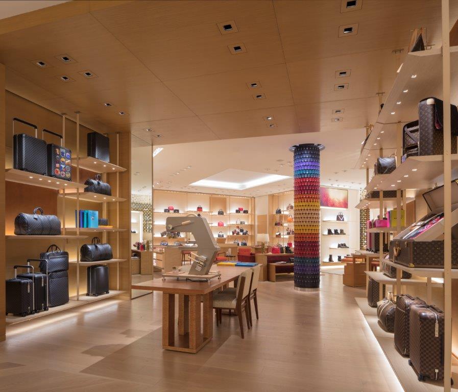 CHINOOK CENTRE location interior. PHOTO: COURTESY OF LOUIS VUITTON / PAUL WARCHOL