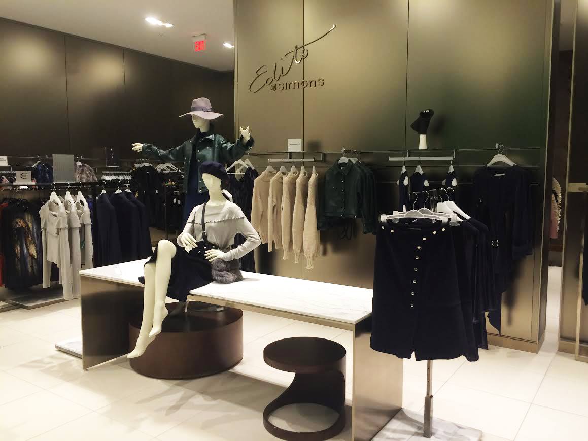 Edmonton-based Malorie Urbanovitch display at Simons West Edmonton Mall. Photo: Urbanovitch Facebook