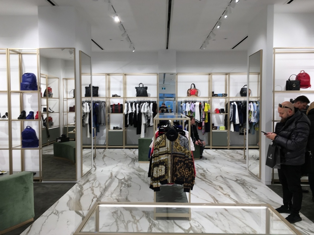 Versace store. Photo: Craig patterson