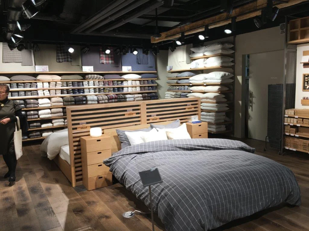 Home furnishings on the 2nd floor
