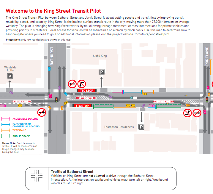 Click Image for PDF Map, as well as explanation points, via the City of Toronto