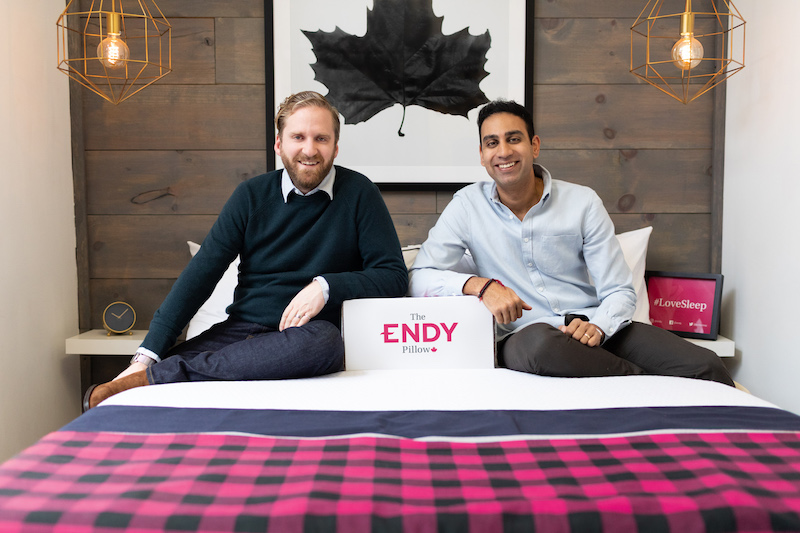 Endy Founders Mike Gettis (left) and RAJEN RUPARELL. Photo: Endy