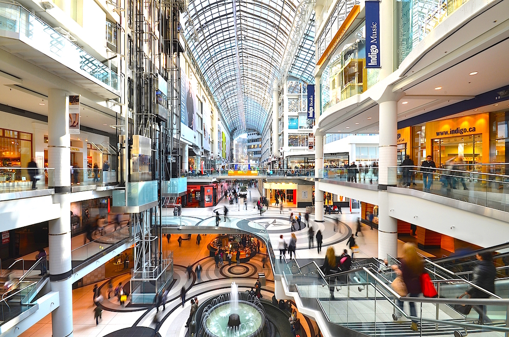 CF Toronto Eaton Centre. Image: Cadillac Fairview