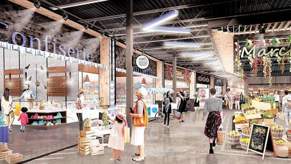 Renderings of Quebec City Food Market aT Galeries de la Capitale set to open Fall 2019