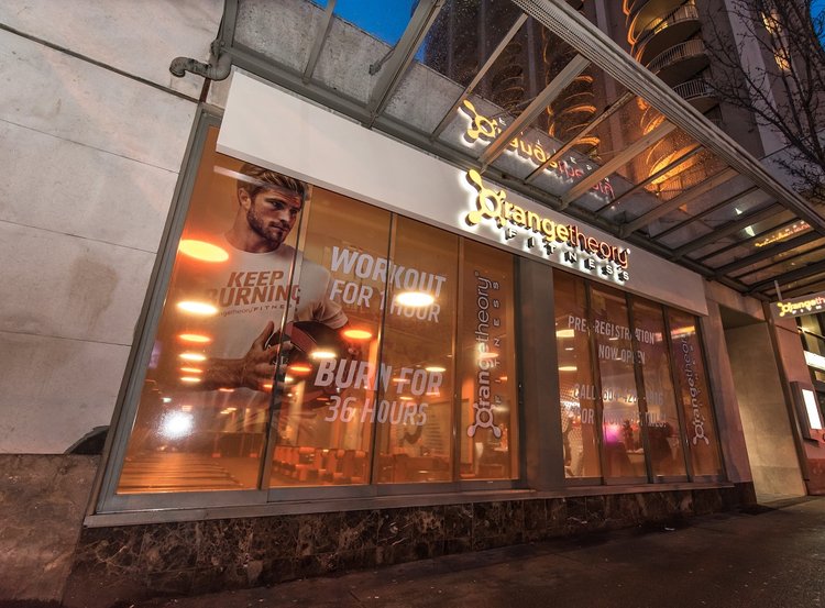 Davie Street (Vancouver, BC) location. Photo: Orangetheory