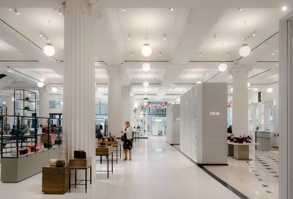 Selfridges, London, Oxford Street. The 60,000 square foot luxury accessories hall is the largest of its kind in the world. (Photo: Selfridges & Co.)