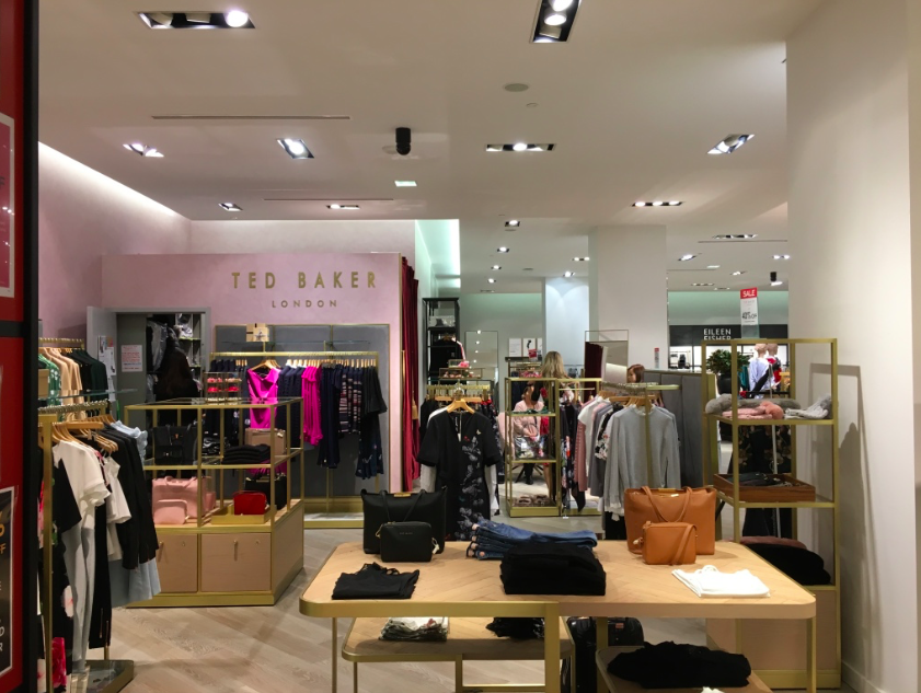 Ted Baker women’s concession on 3.