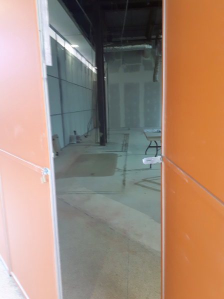 Inside the LV construction site. Photo: Christopher Lui