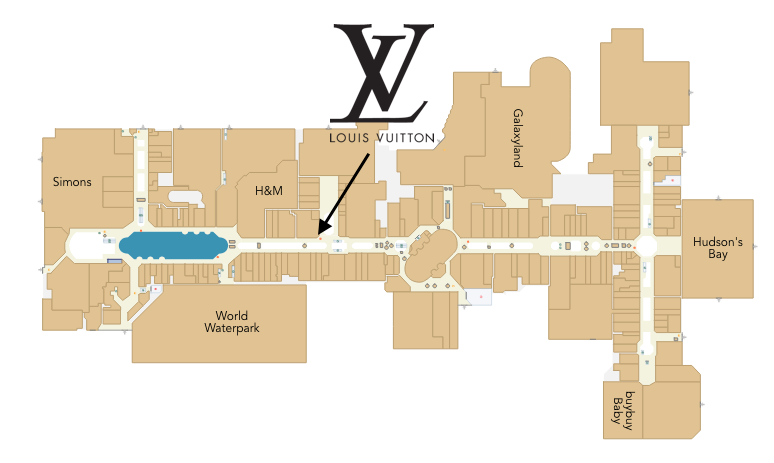 West Edmonton Mall Map