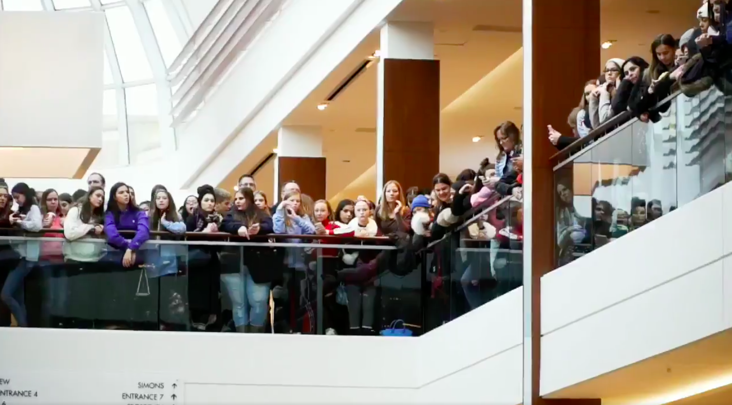 Record-breaking attendance: More than 10,000 fans Descended on Square One to see Morphe spokesperson James Charles . He has 14.3 million Instagram followers. Photo: Square One