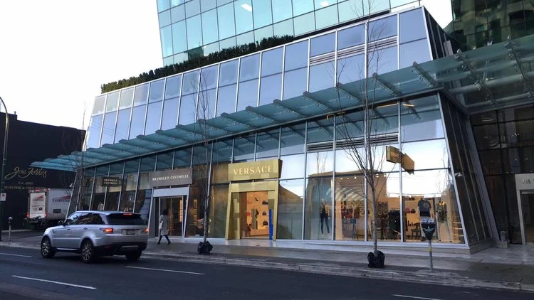 Luxury brands on Thurlow Street in Vancouver’s ‘Luxury Zone. (Note: Retail Insider is using photos only as examples and is not implying that these retailers were targets of theft) PHOTO: lee rivett
