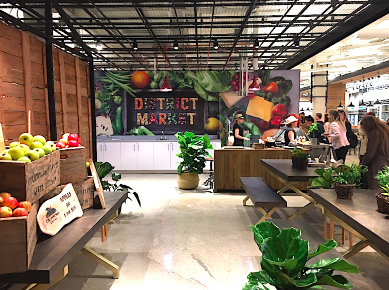 Above: Part of the ‘District Market’ Designed by Amal Aflak . This is the only photo in this article not by Tara Noelle (photo by Craig Patterson)