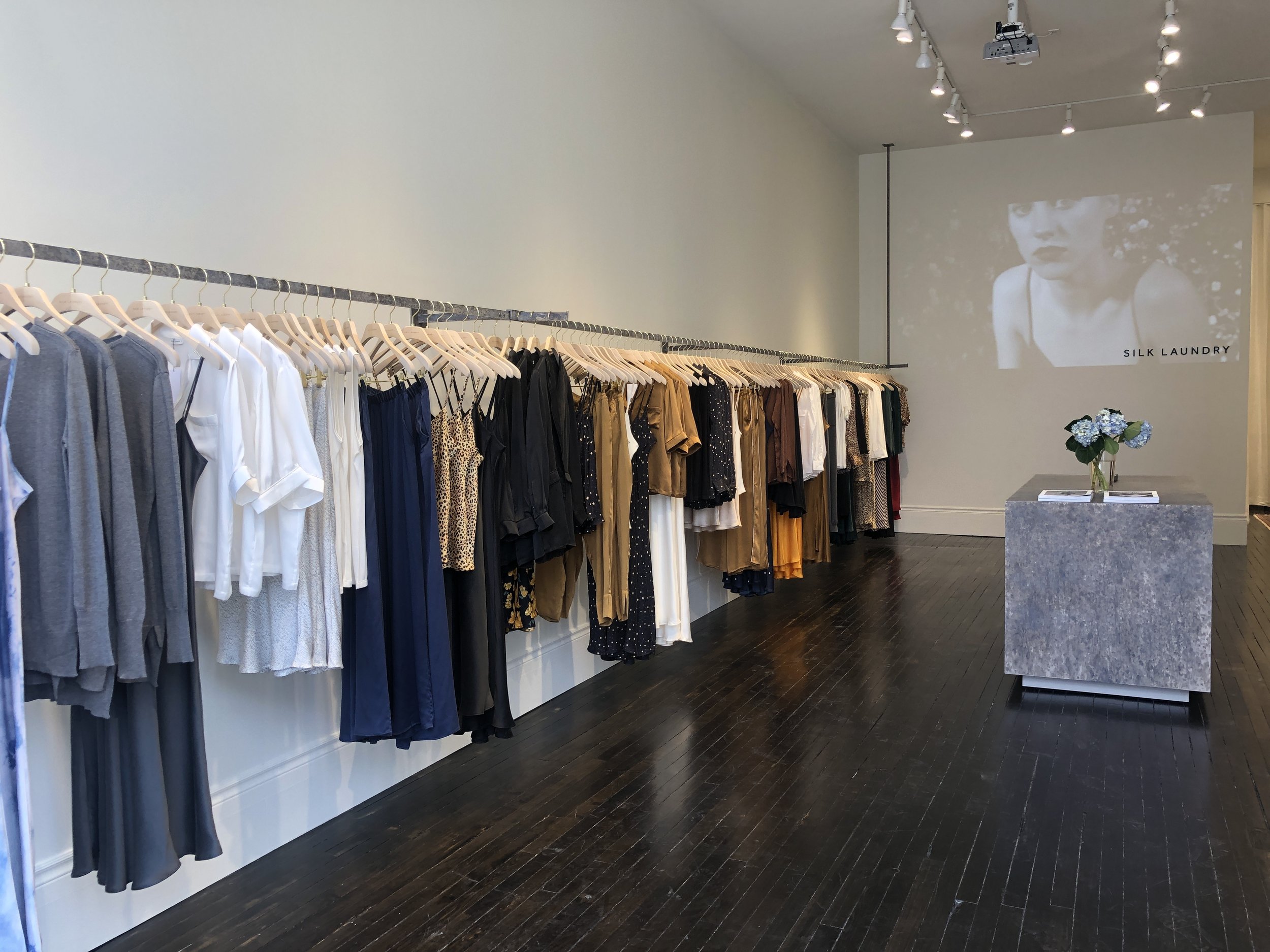 silk laundry clothing