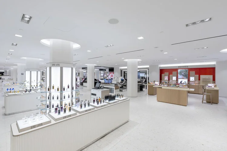 Concourse level beauty hall at Holt Renfrew Ogilvy in MOntreal. Photo: Holt Renfrew