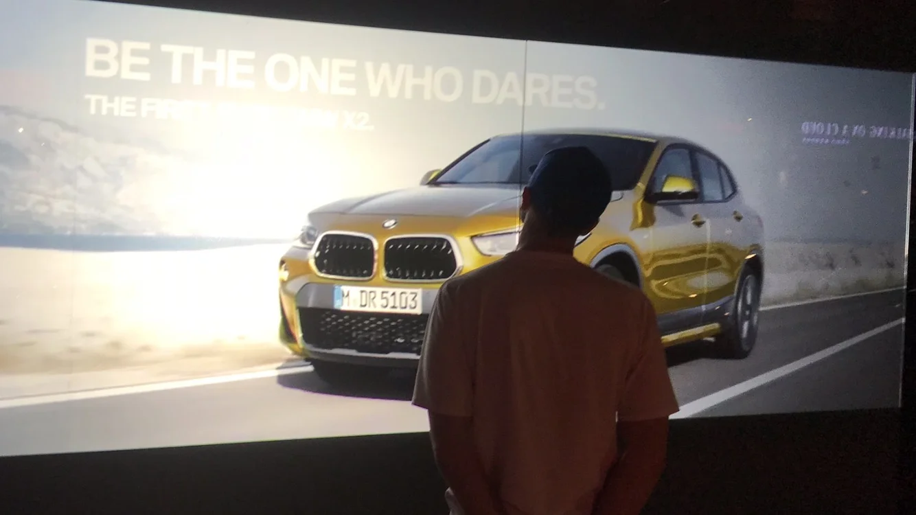 PROJECT FOR BMW ON QUEEN STREET WEST IN TORONTO PHOTO: FRONTRUNNER TECHNOLOGIES