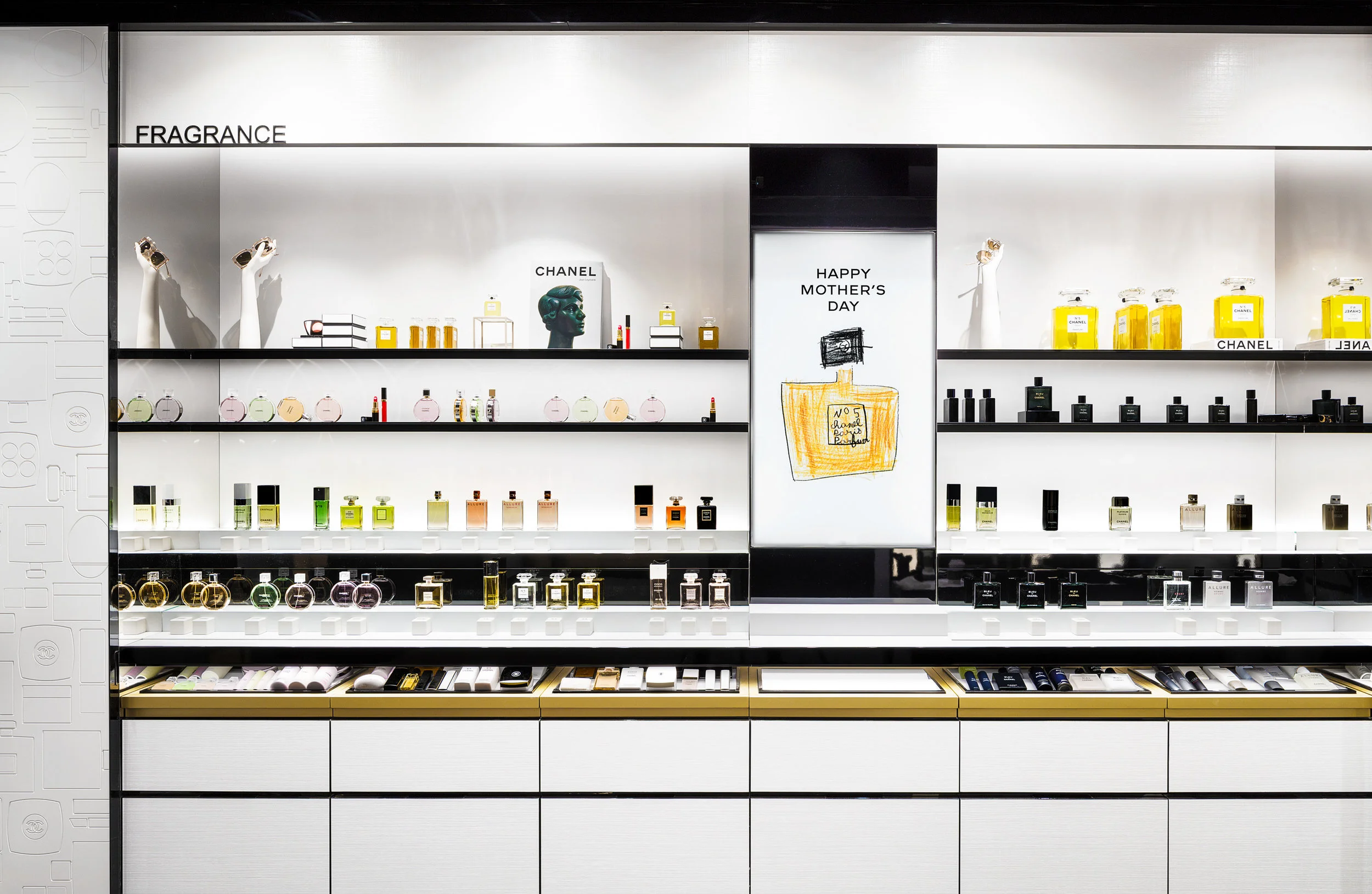 ‘Fragrance Library’ in the new Toronto Chanel fragrance and Beauty Boutique. Photo: Chanel