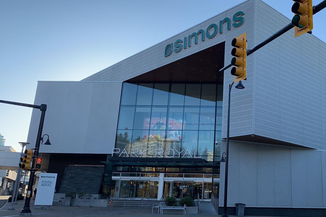 Only La Maison Simons store in BC within PARK ROYAL SOUTH. PHOTO: LEE RIVETT