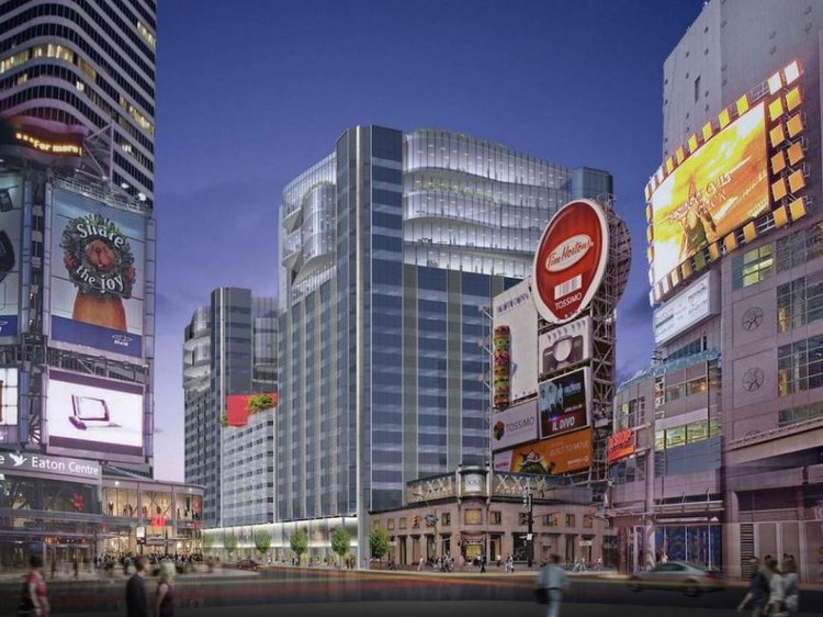 Proposed vertical expansion to Atrium Toronto. RENDERING: CITY OF TORONTO