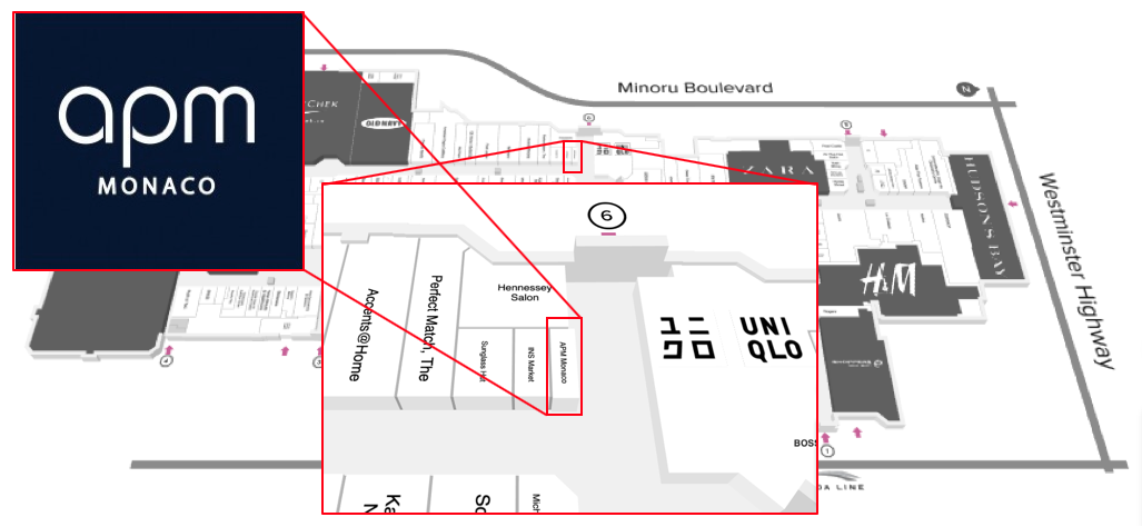 CLICK FOR INTERACTIVE MAP OF CF RICHMOND CENTRE
