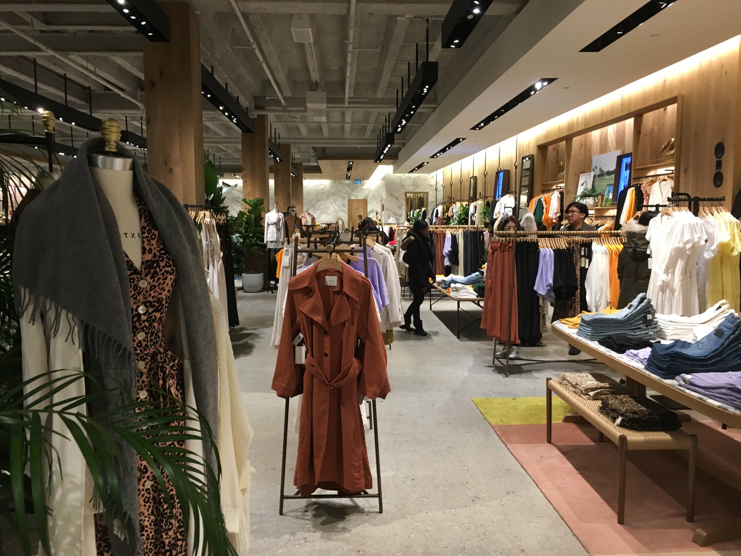 ARITIZIA’S BLOOR STREET FLAGSHIP STORE PHOTO: CRAIG PATTERSON