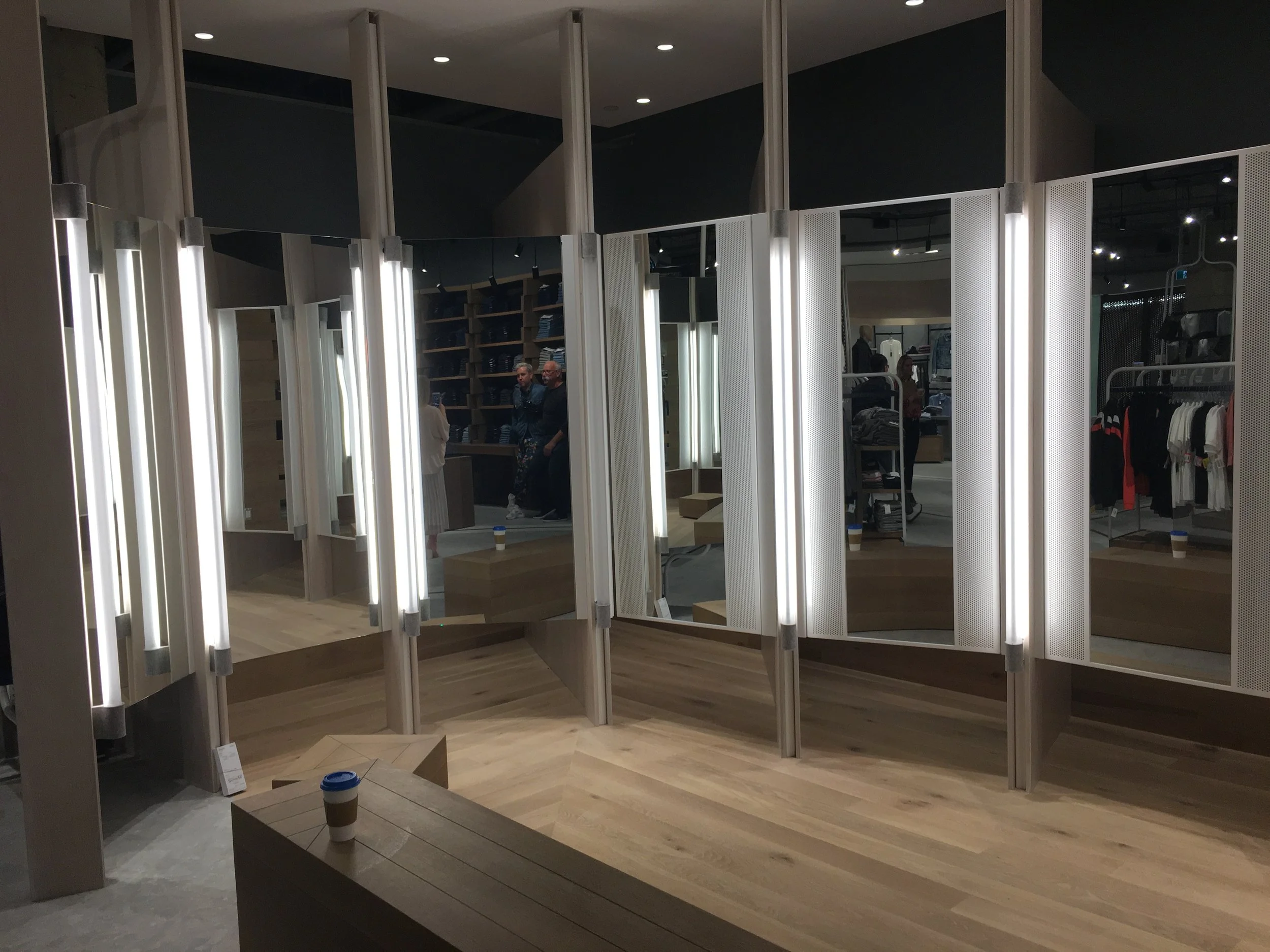Dressing room area