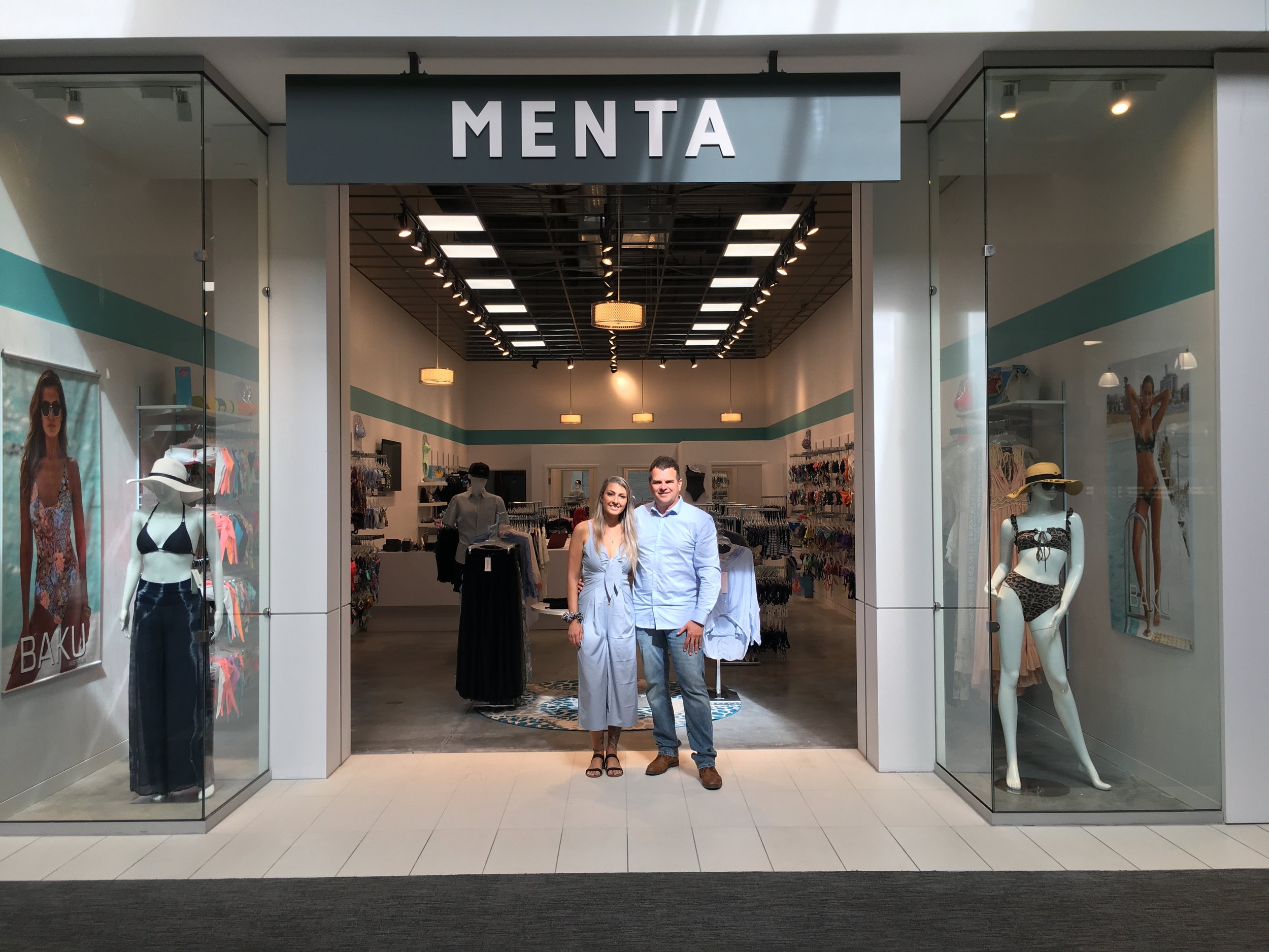MENTA SWIMWEAR’S TSAWWASSEN MILLS POP-UP STORE PHOTO: MENTA SWIMWEAR