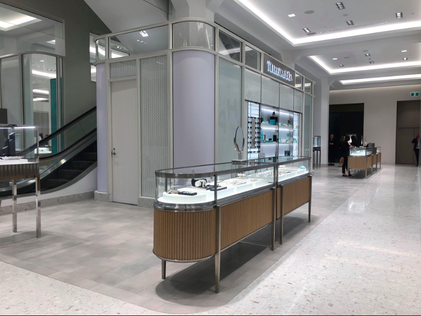 Tiffany & Co. Boutique at Holt Renfrew Ogilvy in Montreal. Photo: Maxime Frechette