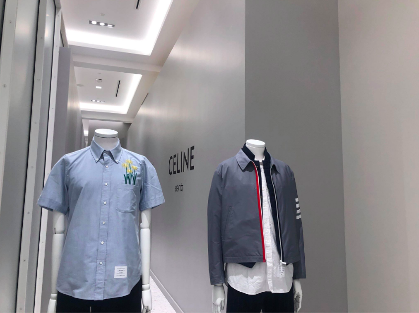 Corridor leading to the new Celine boutique at Holt Renfrew Ogilvy in Montreal. Photo: Maxime Frechette
