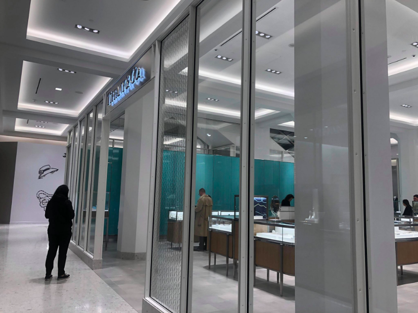 Another look at the Tiffany & Co. boutique at Holt Renfrew Ogilvy in Montreal. Photo: Maxime Frechette