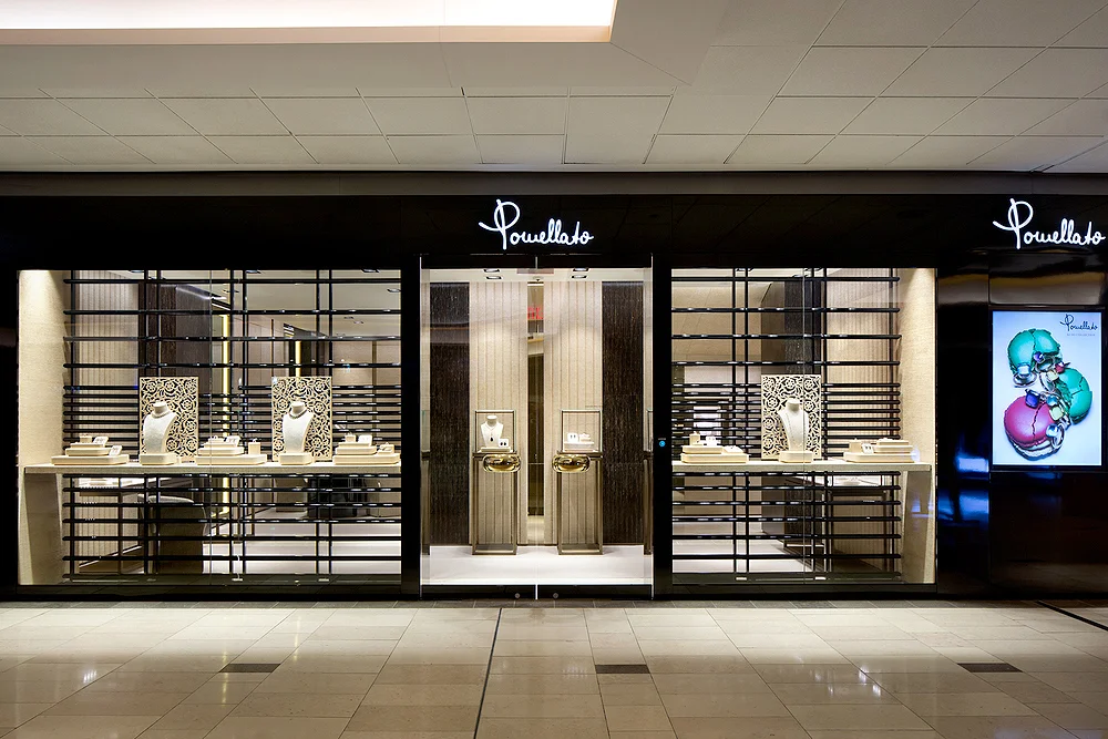 FORMER POMELLATO BOUTIQUE AT CF PACIFIC CENTRE PHOTO: VIA PRECISION WERKZ