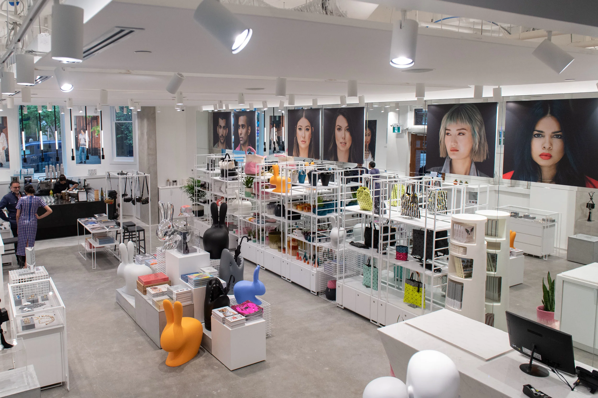 Main floor, with a good view of portraits displayed in the store for the next couple of months. PHOTO:Ryan Emberley for WDLT 117