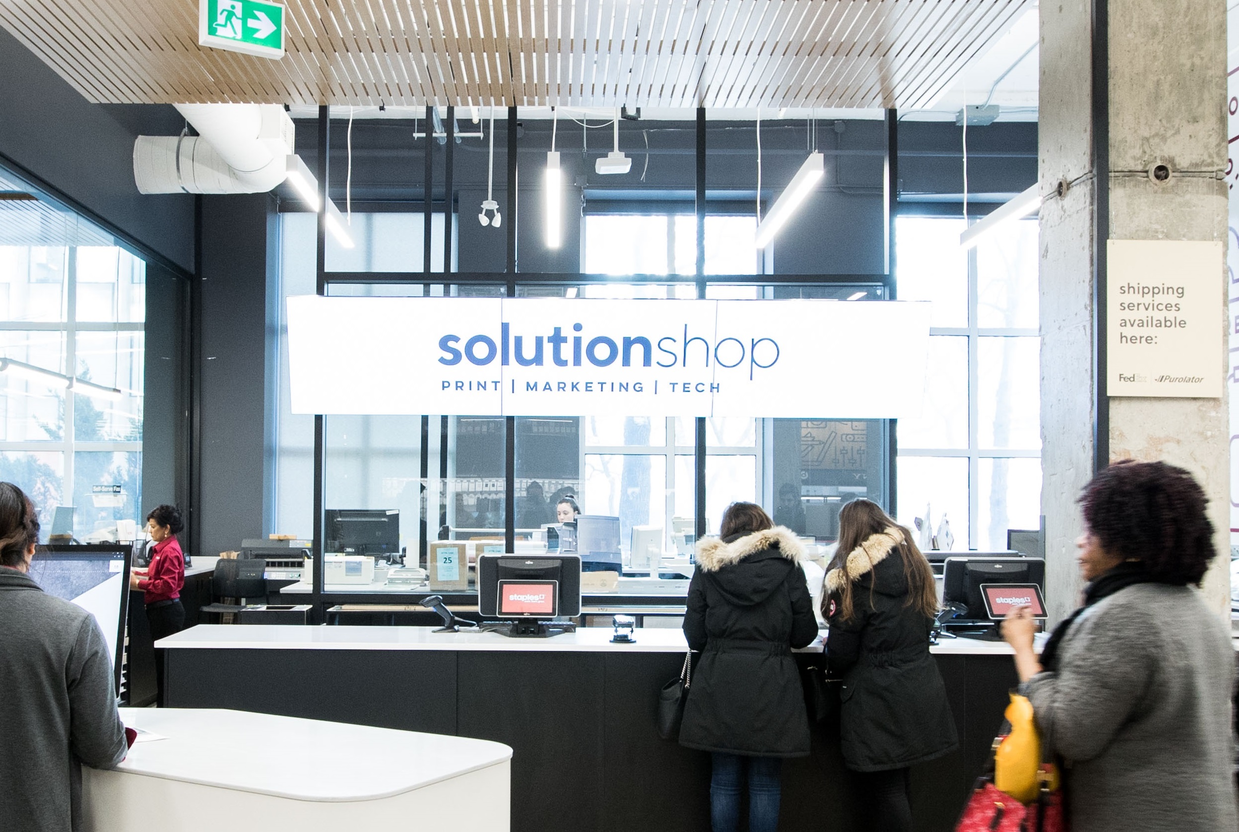 STAPLES’ NEW SOLUTIONSHOP PHOTO: STAPLES