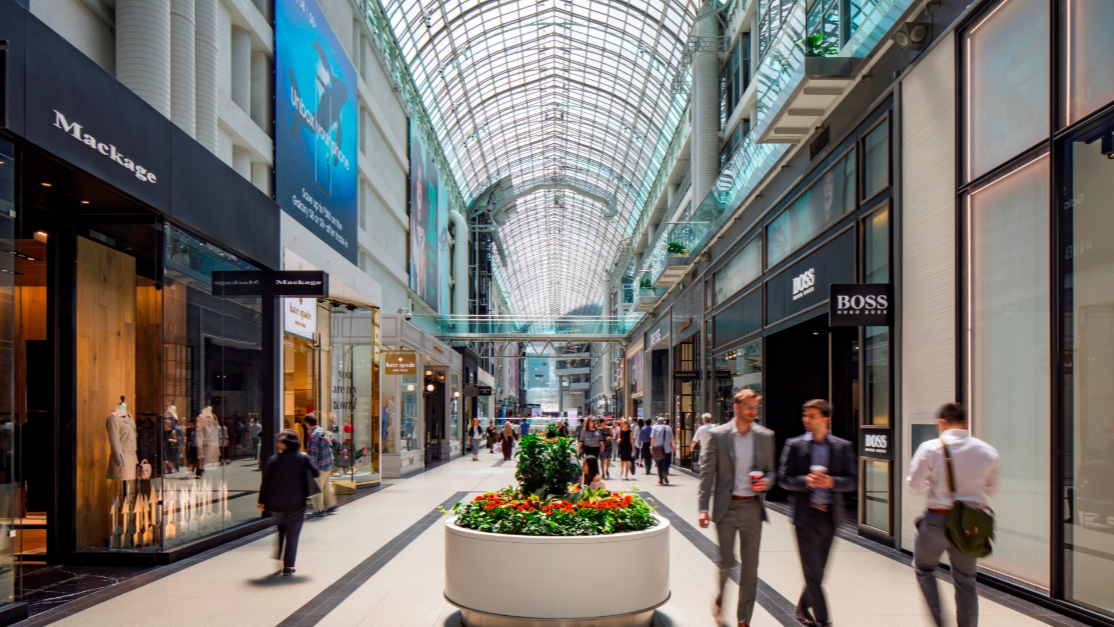 CF Toronto Eaton Centre. Image: Cadillad Fairview
