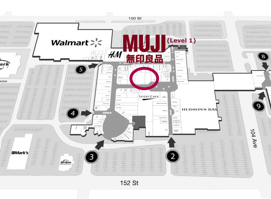 Interactive Guildford Town Centre mall floor plans: Click above for level 1, and below for level 2.