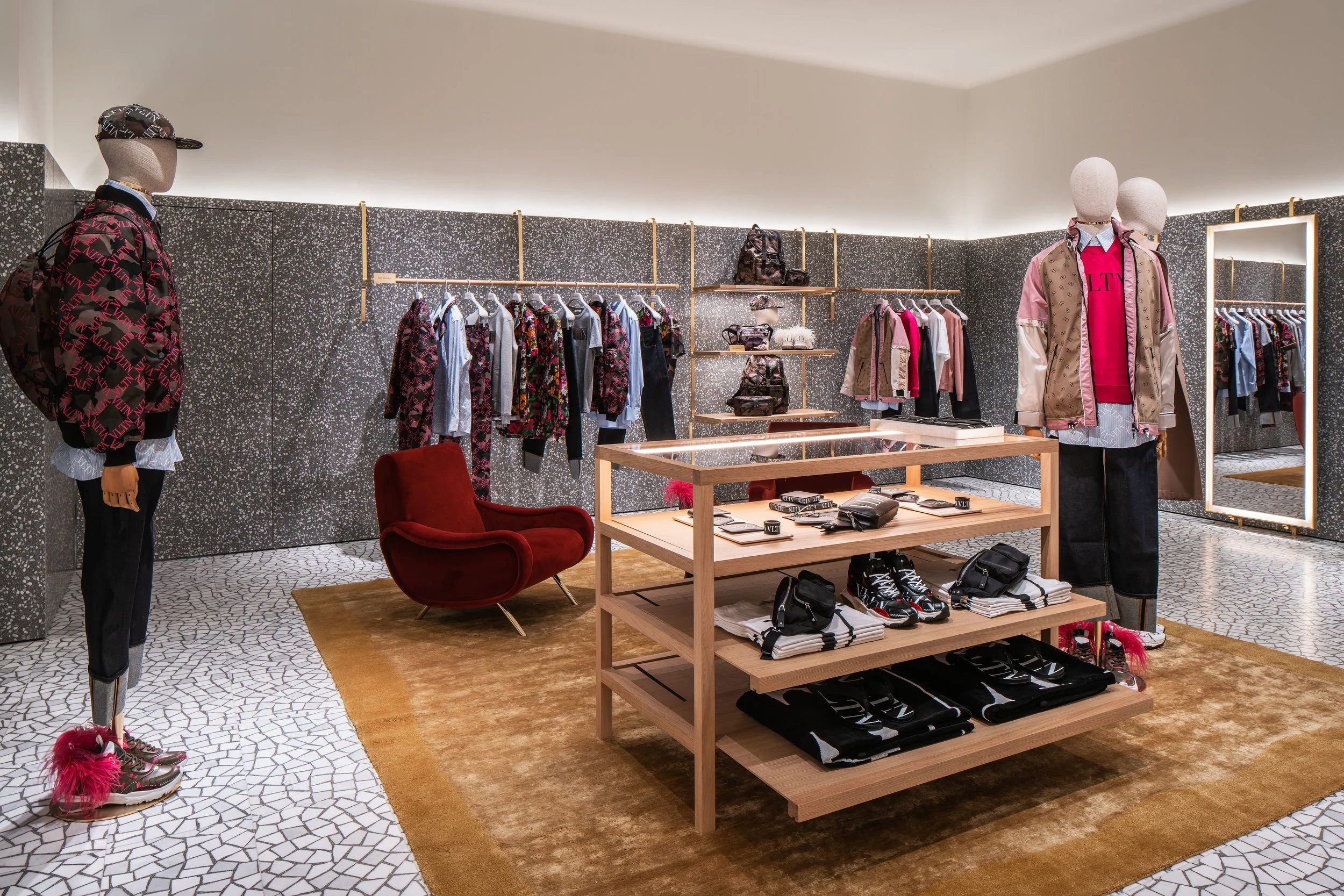 Valentino at Toronto’s Yorkdale Shopping centre. photo: michael muraz