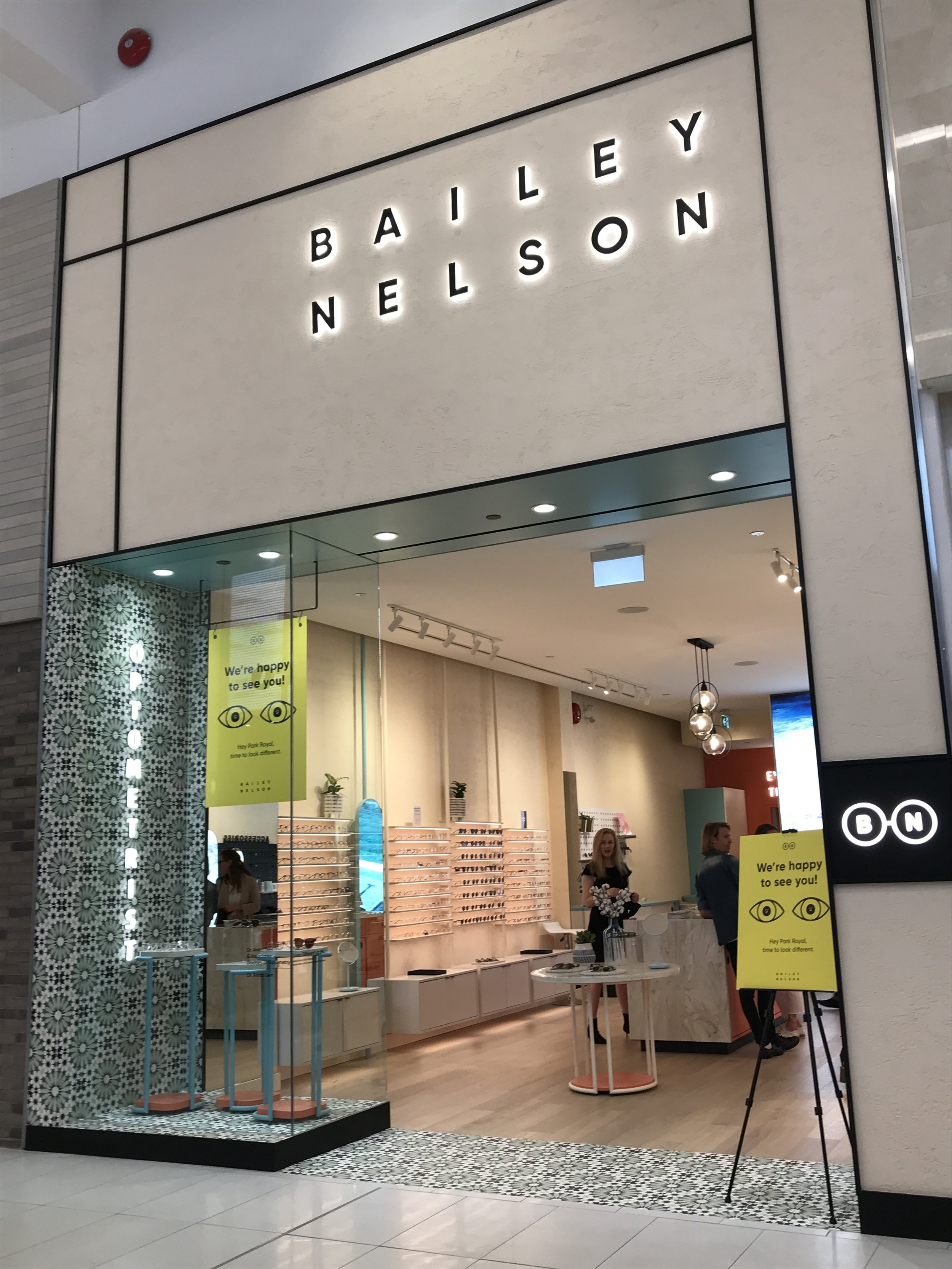 the new bailey nelson boutique at park royal shopping centre: park royal shopping centre
