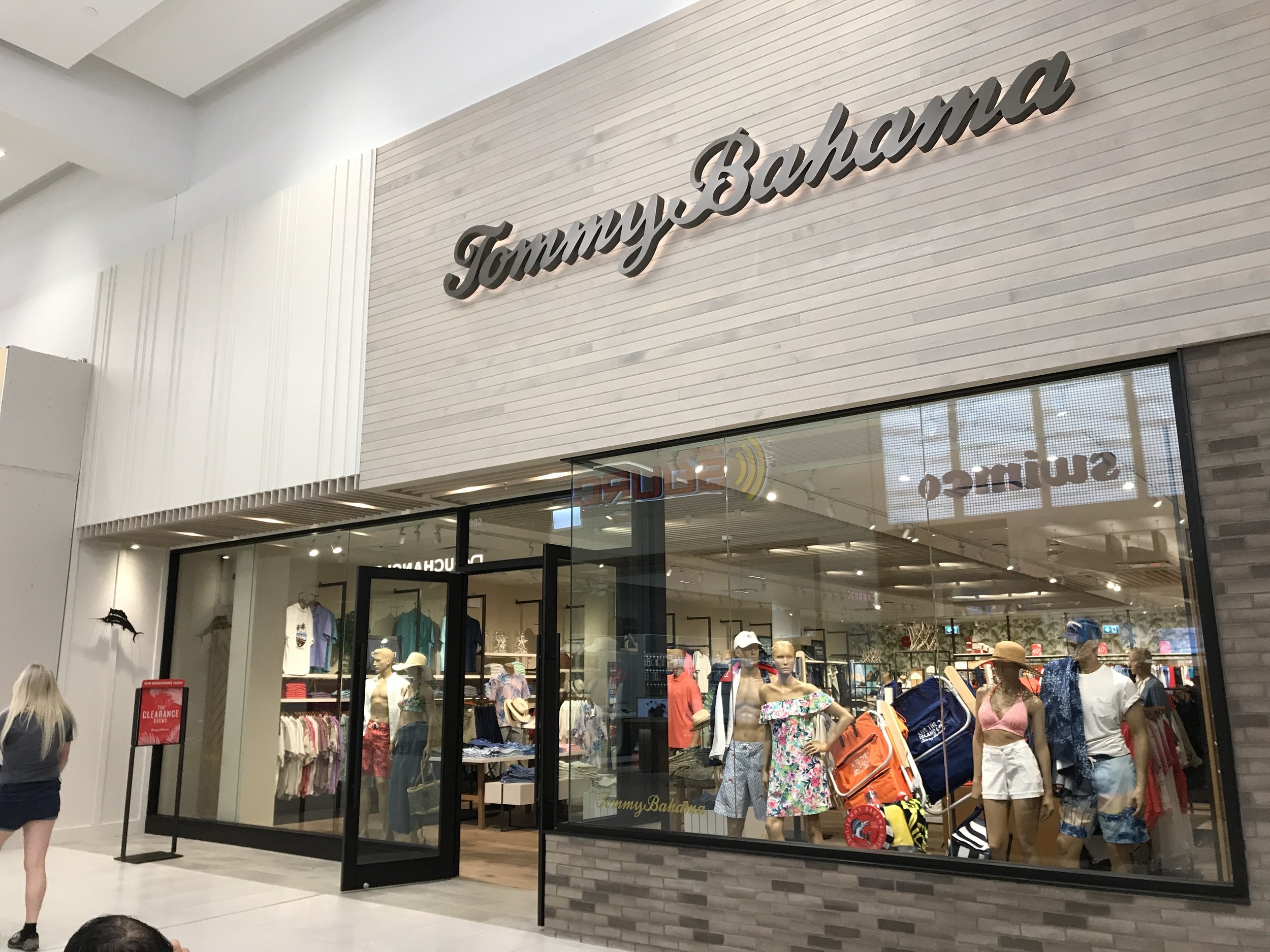 the new tommy bahama store at park royal shopping centre: park royal shopping centre