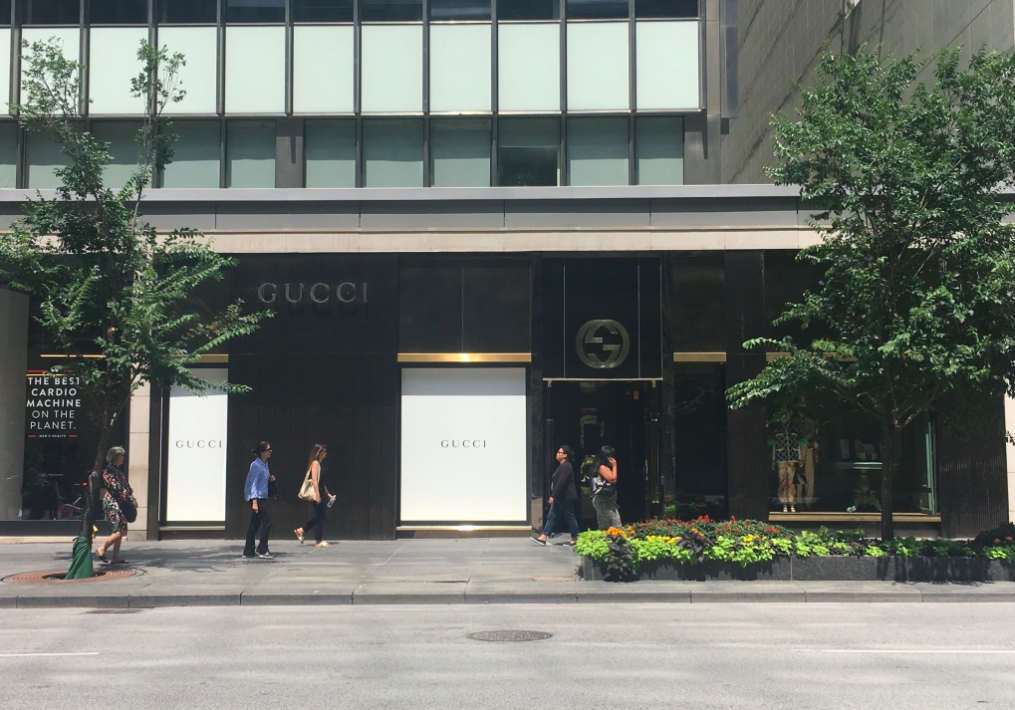 Gucci’s Canadian flagship at 130 Bloor St. W. in Toronto. Photo: Craig Patterson