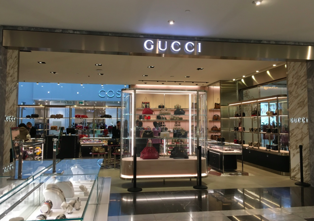 A ‘new look’ Gucci concession at Holt Renfrew, Square One in Mississauga. Photo: Craig Patterson