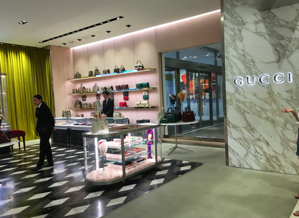 Gucci operates a busy concession at Nordstrom at CF Toronto Eaton Centre. Photo: Craig Patterson