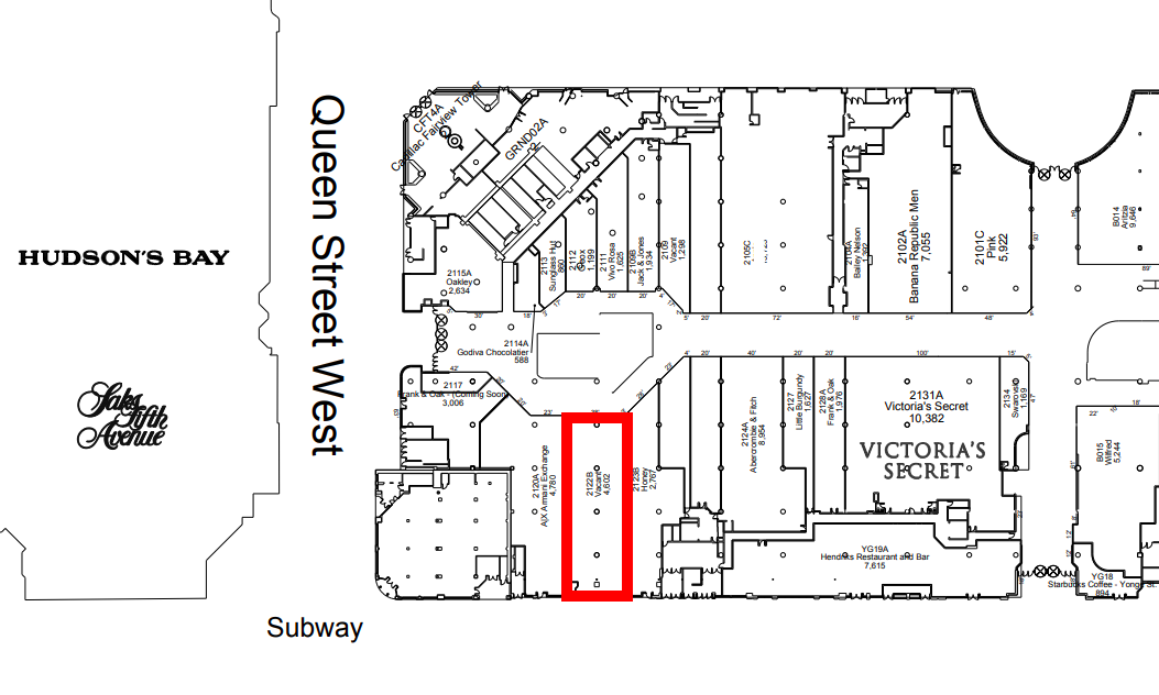 Streaming by CF highlighted in red on the floor plan above.