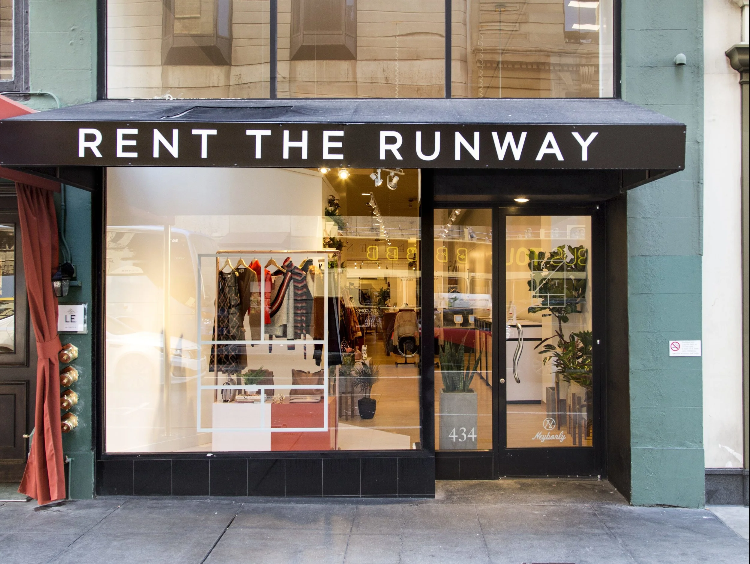 Rent the Runway at 434 Post Street in San Francisco. Photo: Miha Matei Photography