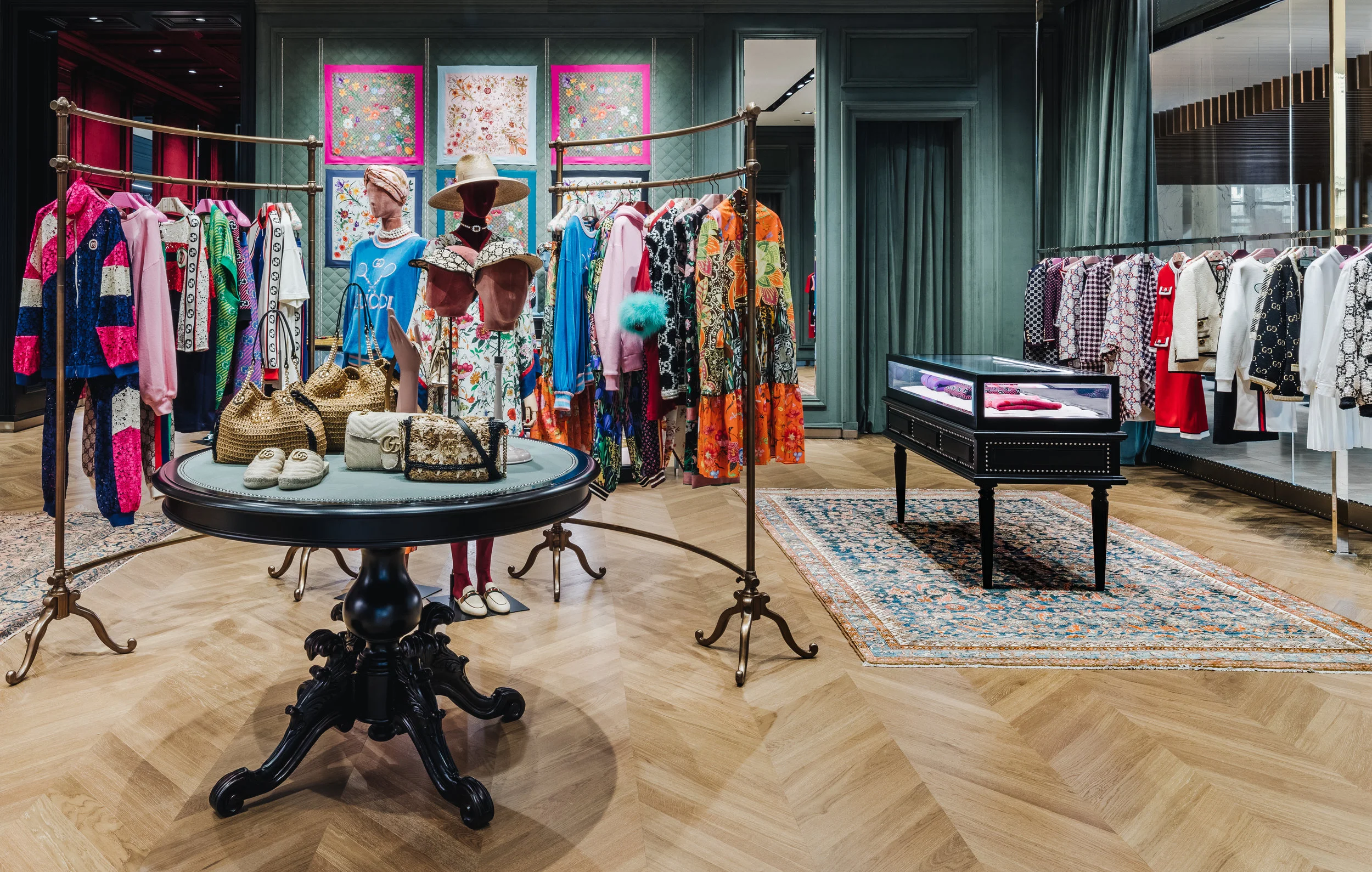 Women’s apparel section. Photo: Gucci