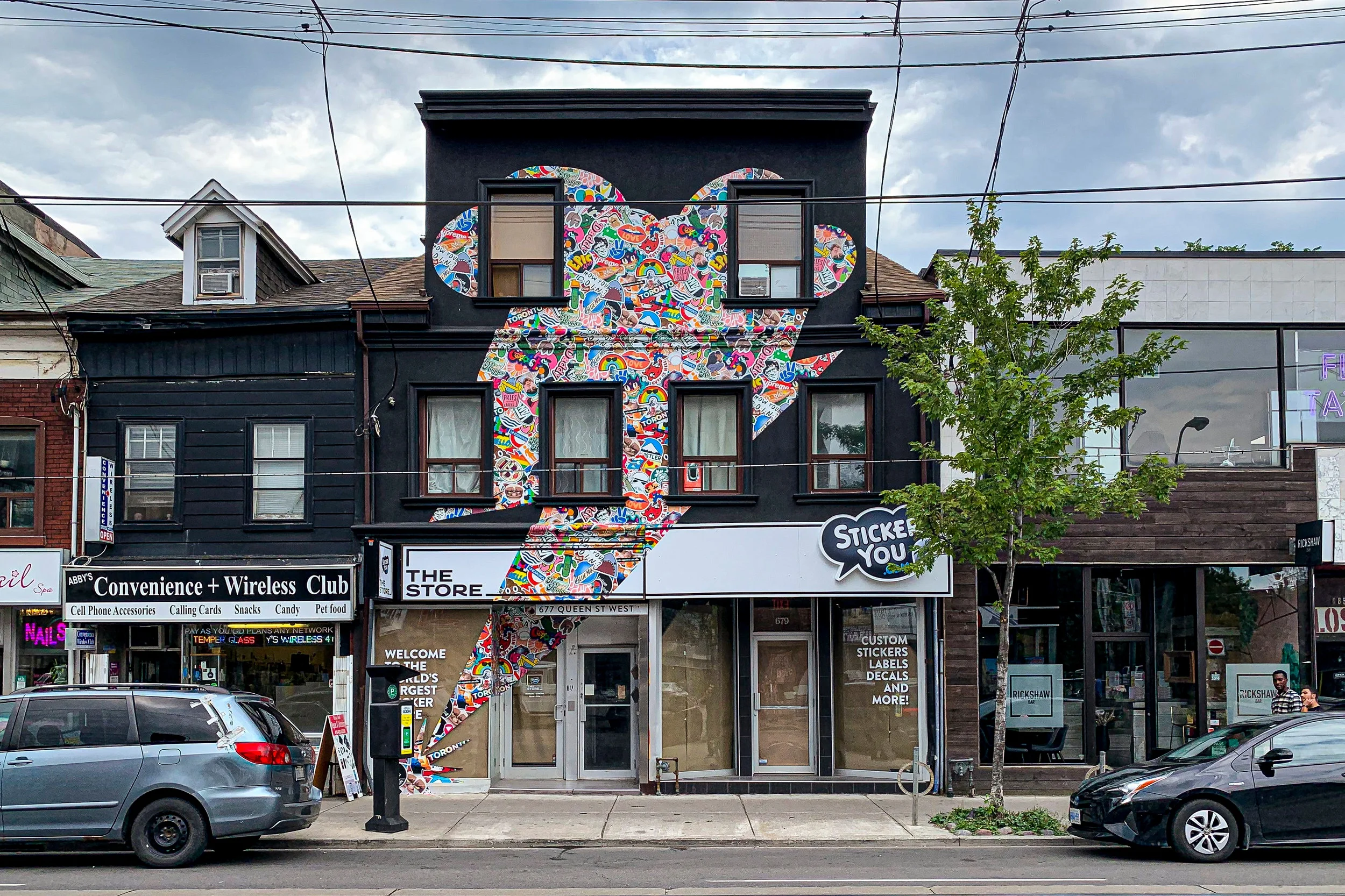 World's Largest Sticker Store With 3 Storey Graphic Feature Opens in Toronto [Photos]