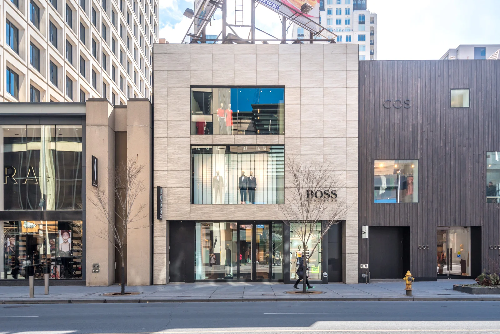 Former Hugo Boss flagship at 83 Bloor St. W. in Toronto. Photo: CBRE
