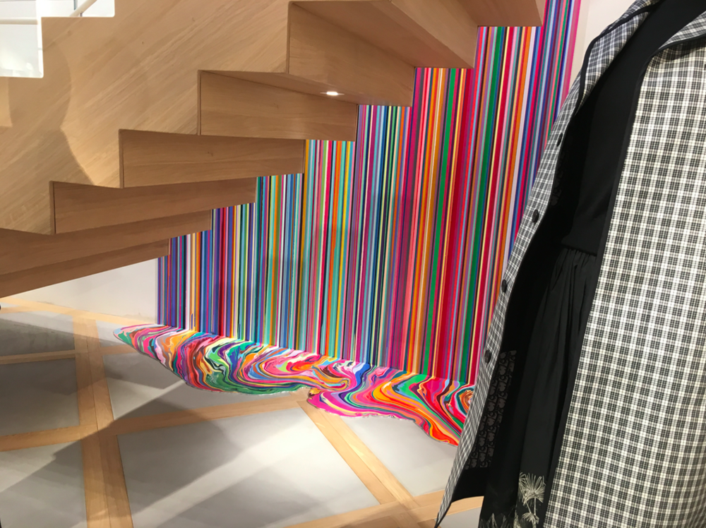 commissioned work by artist Ian Davenport. Photo: Retail Insider