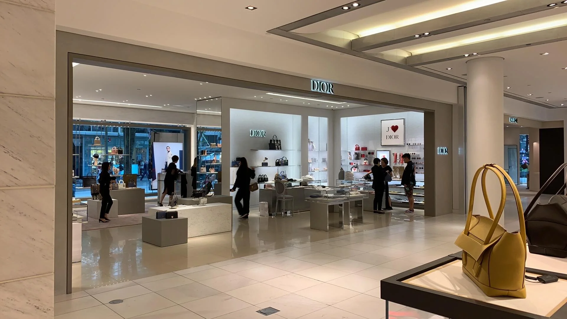 Dior’s accessory concession at Holt Renfrew in Vancouver. Photo: Lee Rivett