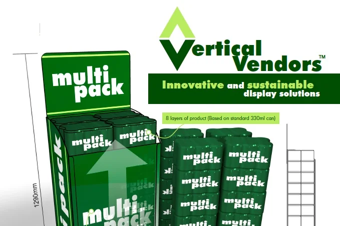 'Maple Leaf Displays' Launches 'Vertical Vendor Display' Unit in Canada